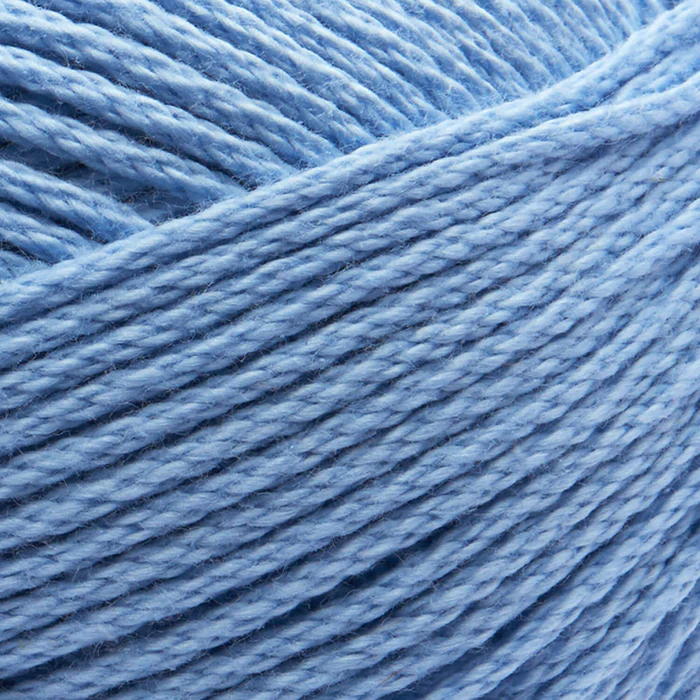 Lion Brand 24/7 Cotton 107 Sky. Mercerized Cotton